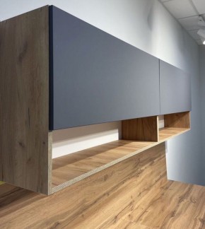 Кухонный гарнитур «Монако» 2.0 м Серия 2 МДФ с фрезеровкой (Дуб Золотой/Графит) в Салехарде - salekhard.mebel24.online | фото 5