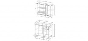 Кухонный гарнитур Ниагара 1000 (Стол. 26мм) в Салехарде - salekhard.mebel24.online | фото 3