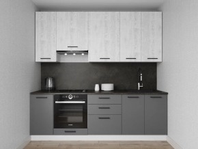 Кухонный гарнитур Санторини 2400 h950 (Стол. 38мм) в Салехарде - salekhard.mebel24.online | фото