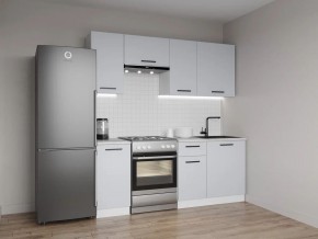Кухонный гарнитур Смоки 2000 (Стол. 38 мм) в Салехарде - salekhard.mebel24.online | фото