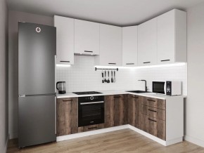 Кухонный гарнитур Старое Дерево 2200*1600 h950 (Стол. 38мм) в Салехарде - salekhard.mebel24.online | фото
