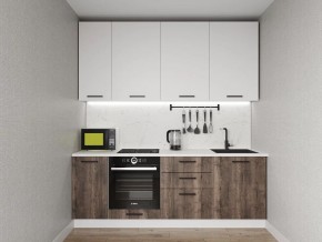 Кухонный гарнитур Старое Дерево 2200 h950 (Стол. 38мм) в Салехарде - salekhard.mebel24.online | фото 1
