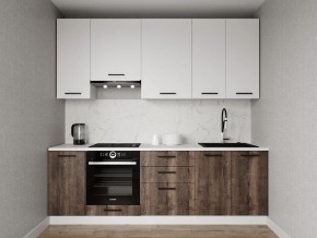 Кухонный гарнитур Старое Дерево 2400 h950 (Стол. 38мм) в Салехарде - salekhard.mebel24.online | фото