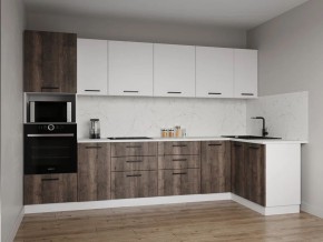 Кухонный гарнитур Старое Дерево 3200*1400 (Стол. 26мм) в Салехарде - salekhard.mebel24.online | фото