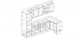 Кухонный гарнитур Старое Дерево 3200*1400 (Стол. 38мм) в Салехарде - salekhard.mebel24.online | фото 2