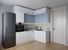 Кухонный гарнитур угловой Капри 2200*1700 (Стол. 38мм) в Салехарде - salekhard.mebel24.online | фото