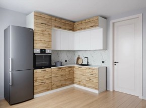 Кухонный гарнитур угловой Лада 2200*1700 (Стол. 26мм) в Салехарде - salekhard.mebel24.online | фото
