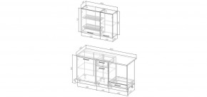 Кухонный гарнитур Виола 1600 (Стол. 26мм) в Салехарде - salekhard.mebel24.online | фото 2