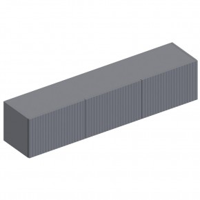 КВИНТА Гостиная (модульная) темно серый в Салехарде - salekhard.mebel24.online | фото 7