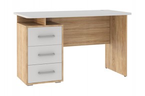 ЛАЙТ 2 Стол компьютерный (1200)  дуб сонома/белый в Салехарде - salekhard.mebel24.online | фото
