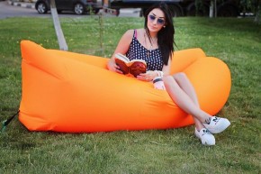Лежак надувной Lamzac Airpuf Оранжевый в Салехарде - salekhard.mebel24.online | фото 2