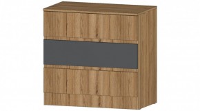 ЛЕНОРА Комод 3 ящика (графит) в Салехарде - salekhard.mebel24.online | фото