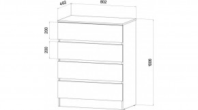 ЛЕНОРА Спальный гарнитур (модульный) графит в Салехарде - salekhard.mebel24.online | фото 3