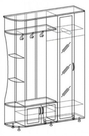 ЛИКА №1 Прихожая ЛДСП в Салехарде - salekhard.mebel24.online | фото 5