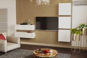 ЛИНДА Гостиная (Белый/Белый) в Салехарде - salekhard.mebel24.online | фото 4