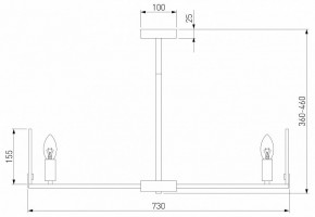 Люстра на штанге Eurosvet Marble 60158/7 латунь в Салехарде - salekhard.mebel24.online | фото 2