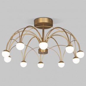 Люстра на штанге Eurosvet Ragno 90031/10 LED золото в Салехарде - salekhard.mebel24.online | фото
