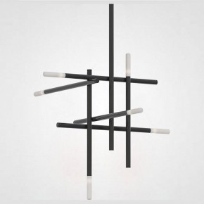 Люстра на штанге Imperiumloft Traverse Black TRAVERSE01 в Салехарде - salekhard.mebel24.online | фото