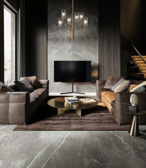 Люстра на штанге Maytoni Arco MOD223PL-06BS в Салехарде - salekhard.mebel24.online | фото 4