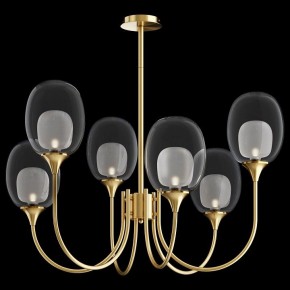 Люстра на штанге Maytoni Aura MOD016PL-06BS в Салехарде - salekhard.mebel24.online | фото 2