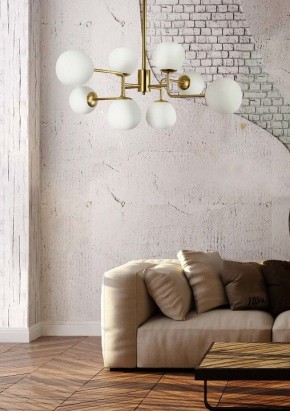 Люстра на штанге Maytoni Erich MOD221-PL-08-G в Салехарде - salekhard.mebel24.online | фото 5