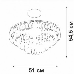 Люстра на штанге Vitaluce V5352 V5352-1/5PL в Салехарде - salekhard.mebel24.online | фото