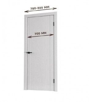 Межкомнатная дверь Bolivar Вяз дымчатый (комплект) 700 в Салехарде - salekhard.mebel24.online | фото
