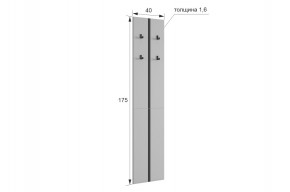 МЕРСИ Прихожая (модульная) белое дерево в Салехарде - salekhard.mebel24.online | фото 2