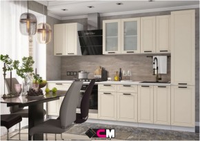 Модульная кухня Альфа холст брюле в Салехарде - salekhard.mebel24.online | фото 1