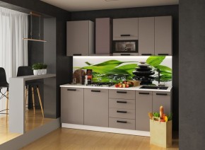 Модульная кухня Осло карбон латте в Салехарде - salekhard.mebel24.online | фото 1
