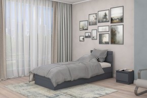 МС "Хилтон" Кровать 0,9 (графит) в Салехарде - salekhard.mebel24.online | фото
