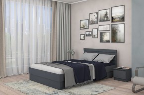 МС "Хилтон" Кровать 1,4 (графит) в Салехарде - salekhard.mebel24.online | фото