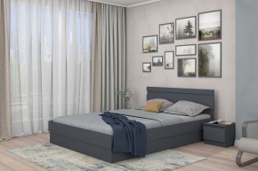 МС "Хилтон" Кровать 1,6 (графит) в Салехарде - salekhard.mebel24.online | фото