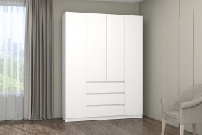 МС "Хилтон" Шкаф №1 1600 (Белый текстурный) в Салехарде - salekhard.mebel24.online | фото