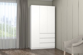 МС "Хилтон" Шкаф №2 1200 (Белый текстурный) в Салехарде - salekhard.mebel24.online | фото