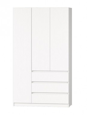 МС "Хилтон" Шкаф №2 1200 (Белый текстурный) в Салехарде - salekhard.mebel24.online | фото 2