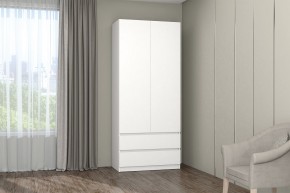 МС "Хилтон" Шкаф №3 900 (Белый текстурный) в Салехарде - salekhard.mebel24.online | фото