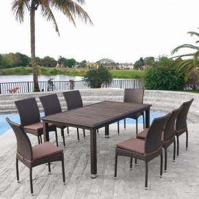 Набор уличный T347/Y380A-W53 Brown 8PCS в Салехарде - salekhard.mebel24.online | фото 2