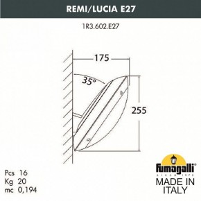 Накладной светильник Fumagalli Lucia 1R3.602.000.LYE27 в Салехарде - salekhard.mebel24.online | фото 2