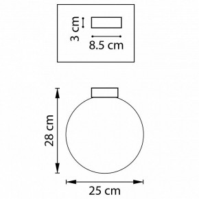 Накладной светильник Lightstar Globo 812033 в Салехарде - salekhard.mebel24.online | фото 3