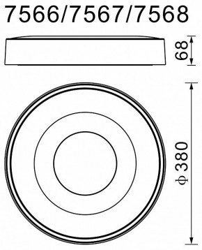 Накладной светильник Mantra Coin 7567 в Салехарде - salekhard.mebel24.online | фото 4