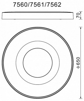 Накладной светильник Mantra Coin 7690 в Салехарде - salekhard.mebel24.online | фото 3