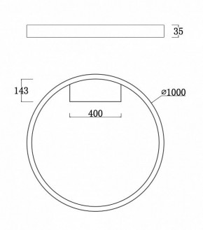 Накладной светильник Maytoni Rim MOD058CL-L65B4K в Салехарде - salekhard.mebel24.online | фото 3