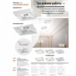 Накладной светильник Novotech Trin 358603 в Салехарде - salekhard.mebel24.online | фото 3