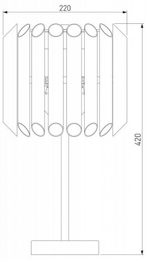 Настольная лампа декоративная Bogate-s Castellie 01124/3 (01106/3) в Салехарде - salekhard.mebel24.online | фото 3