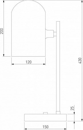 Настольная лампа декоративная Eurosvet Bambola 01164/1 латунь в Салехарде - salekhard.mebel24.online | фото 2