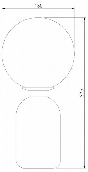 Настольная лампа декоративная Eurosvet Bubble 01197/1 белый в Салехарде - salekhard.mebel24.online | фото 2