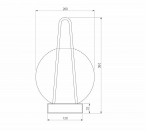 Настольная лампа декоративная Eurosvet Frasco 80507/1 латунь в Салехарде - salekhard.mebel24.online | фото 3