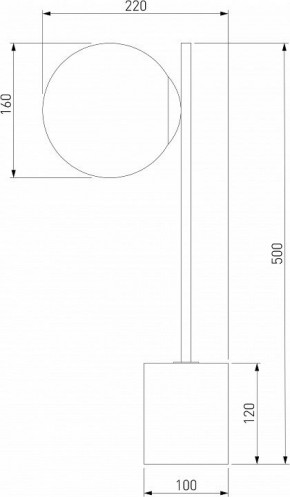 Настольная лампа декоративная Eurosvet Marbella 01157/1 латунь в Салехарде - salekhard.mebel24.online | фото 3