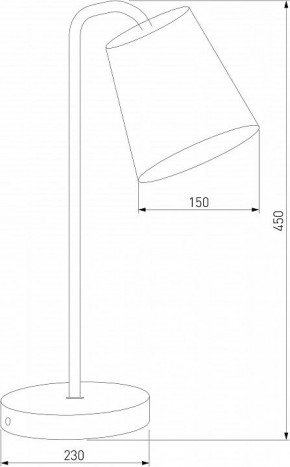 Настольная лампа декоративная Eurosvet Montero 01134/1 белый в Салехарде - salekhard.mebel24.online | фото 3